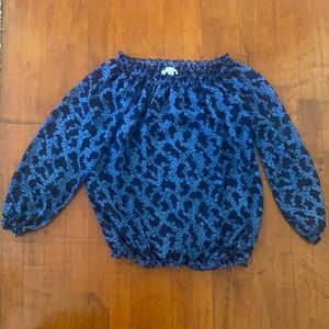 Michael Kors Floral Printed Blouse